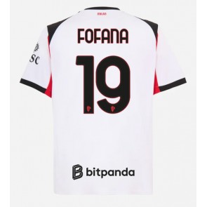 AC Milan Youssouf Fofana #19 Udebanetrøje 2025-26 Kortærmet